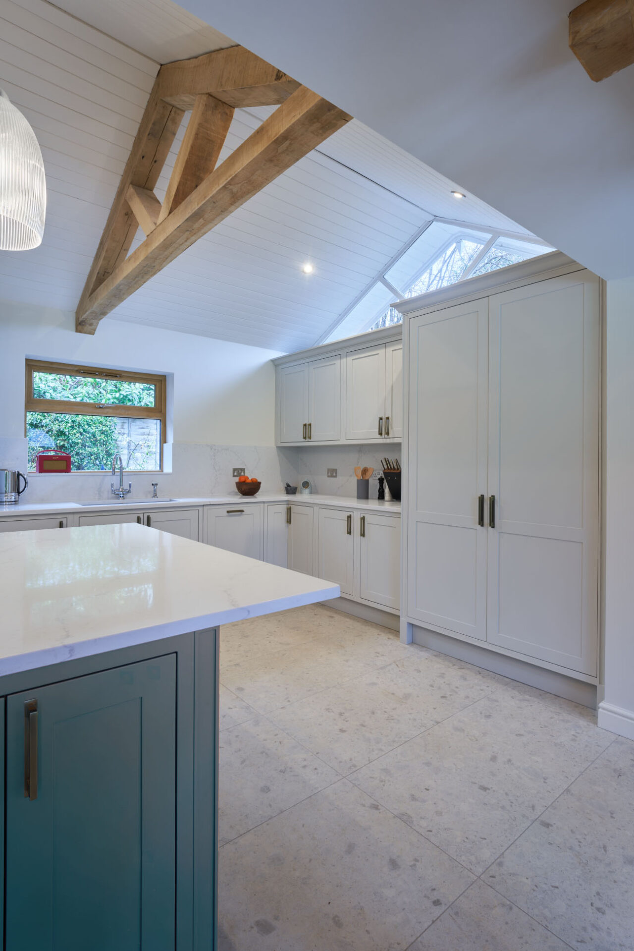 Detailed bespoke furniture installation