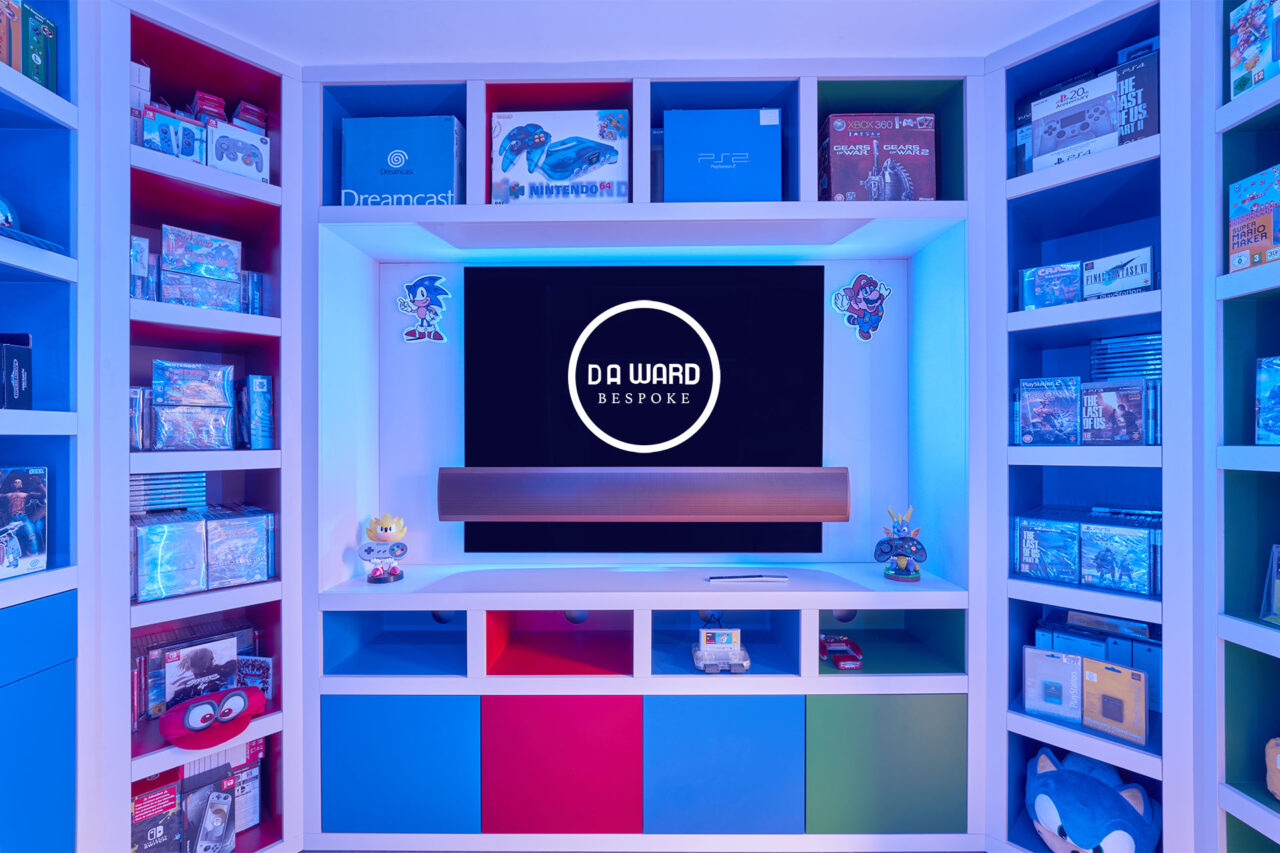 Custom-made games-room and entertainment furniture