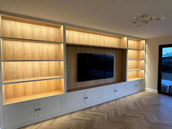 Bespoke cabinet | Media Unit | Hand Made Shelving | Ascot